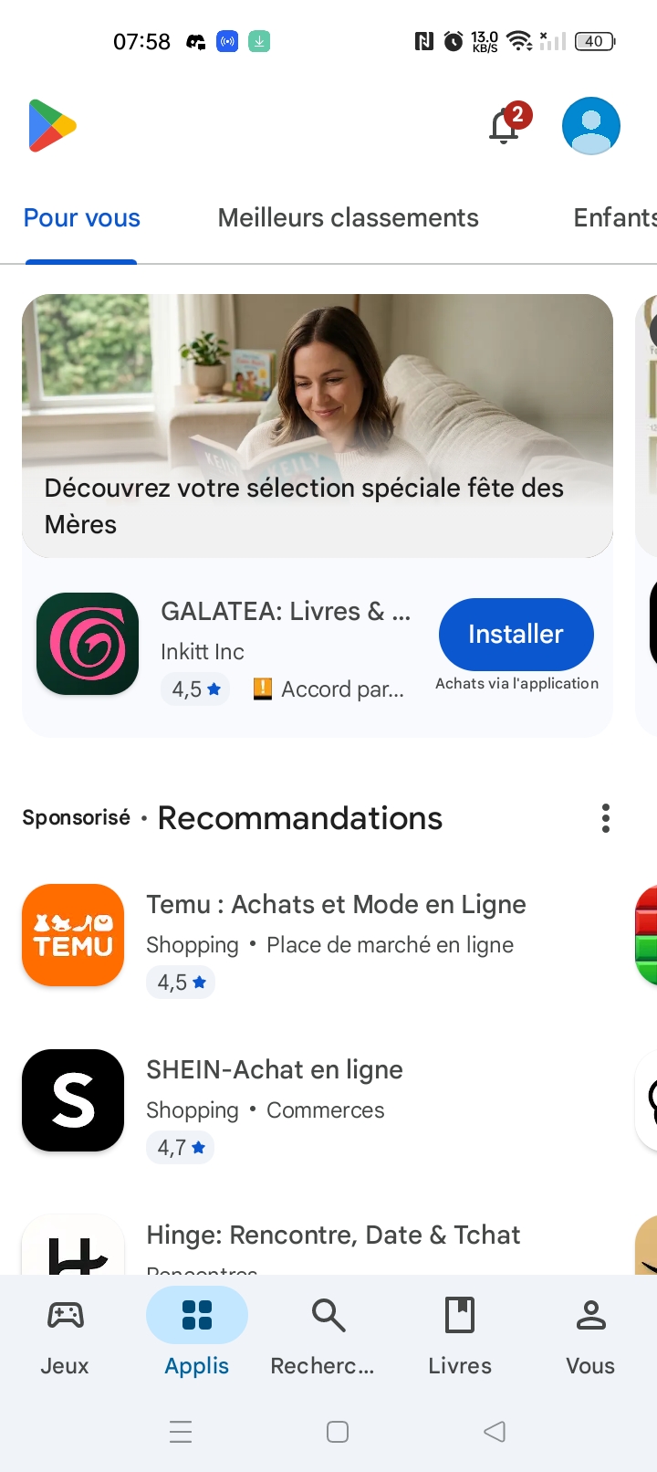 Étape 8